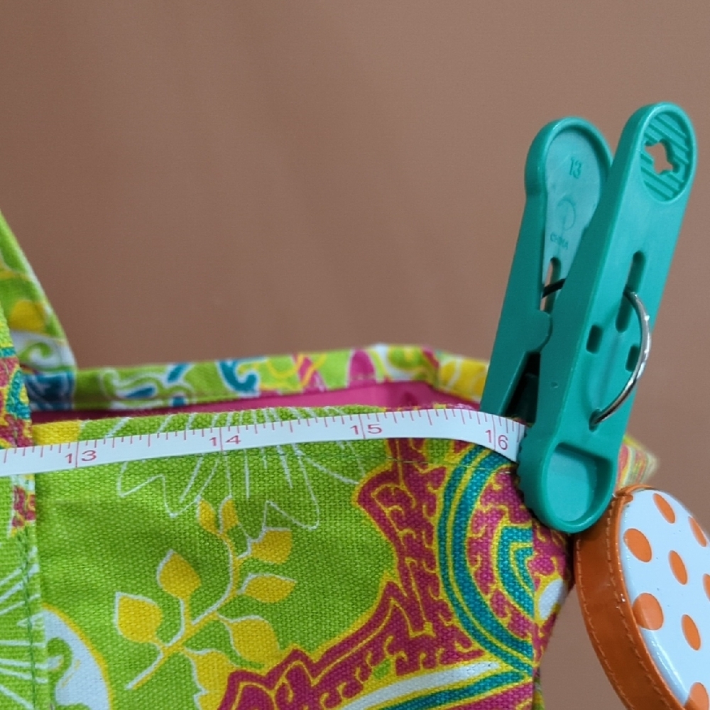 Buckhead Betties Tie Paisley Tote Bag Three Pockets - Picture 3 of 9